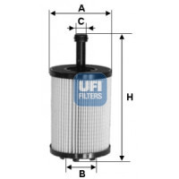 Oil filter UFI 25.197.00