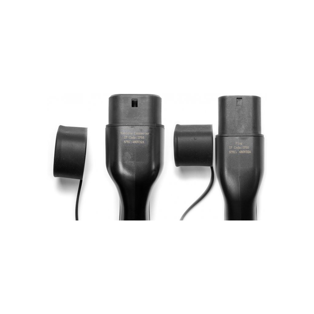 Зарядний кабель для електромобіля HiSmart Type 2 - Type 2, 32A, 7.2кВт, 1 фазный, 5м (EV200016)