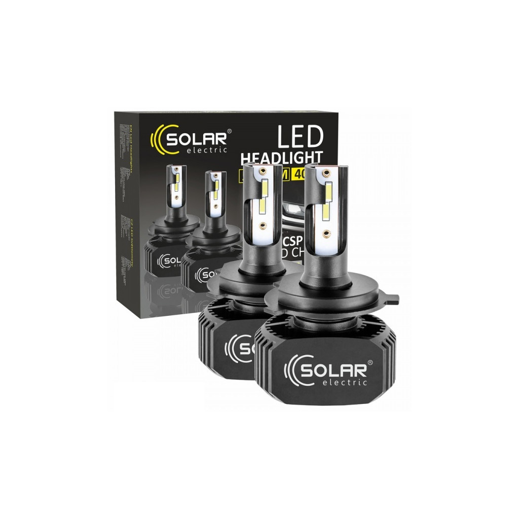 Автолампа SOLAR H4 LED 12/24V 40W 5000Lm 6000K, CSP1860 (8204) Автолампа SOLAR H4 LED 12/24V 40W 5000Lm 6000K, CSP1860 (8204)
