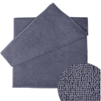 Towel Yaroslav terry YAR-400 dark gray, 40x70 cm (37631)
