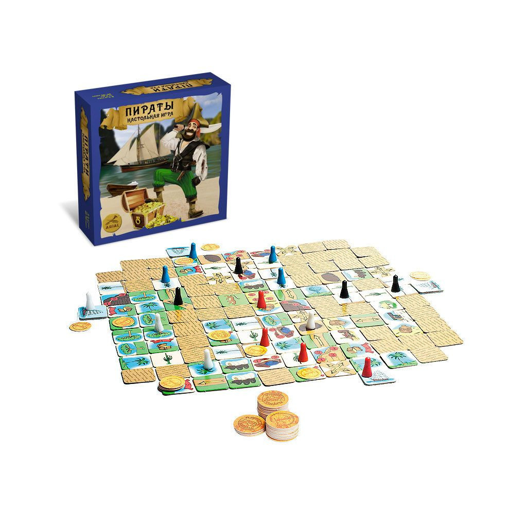 Настільна гра Arial Пірати (11234) Настільна гра Arial Пірати (11234)