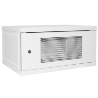 Шафа настінна Ipcom 6U, 600*450, перфоровані дверцята, RAL7035 (СН-6U-060х045-ДП-7035)