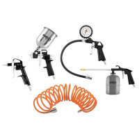 A set of Neo Tools pneumatic tools for painting. 5 units (14-699)