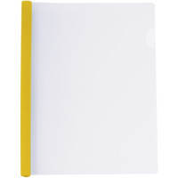 Economix A4 quick-stitch folder with 6 mm clip bar (2-35 sheets), yellow (E31204-05)
