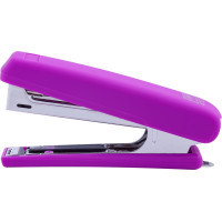 Stapler Buromax RUBBER TOUCH No. 10, 12 sheets 107x25x54 mm, purple (BM.4128-07)