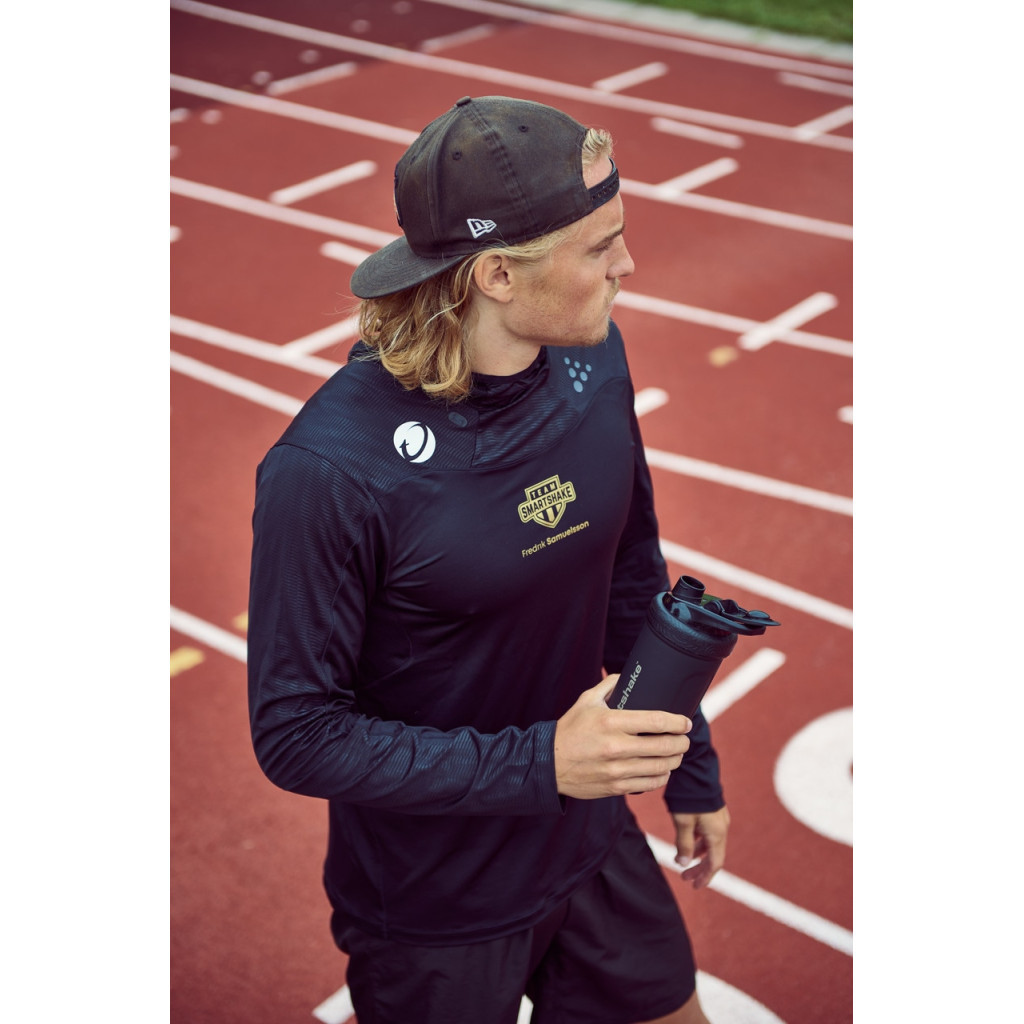 Шейкер спортивний SmartShake Reforce Stainless Steel 30oz/900ml Black (11150103)