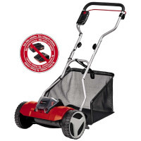 Lawnmower Einhell GE-HM 18/38 Li - Solo, 18V, PXC, 38 cm, 45 l, 14-38 mm, 10.5 kg (without battery and battery) (3414200)