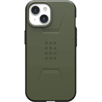 Чохол до мобільного телефона UAG Apple iPhone 15 Civilian Magsafe, Olive Drab (114287117272)