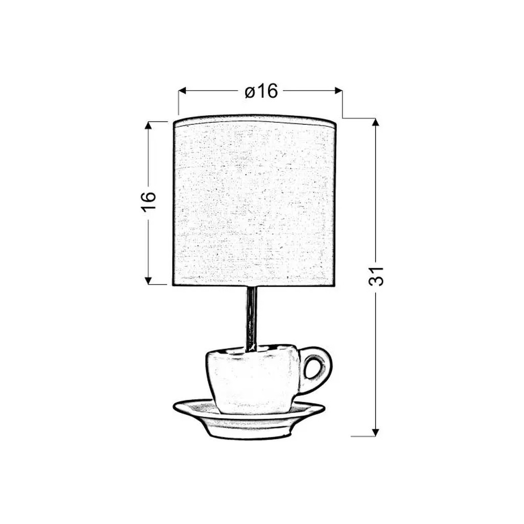 Настільна лампа Candellux 41-34830 CYNKA (41-34830)