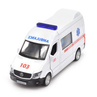 TechnoDrive Mercedes Benz Sprinter Ambulance Scale Model Car (250344U)