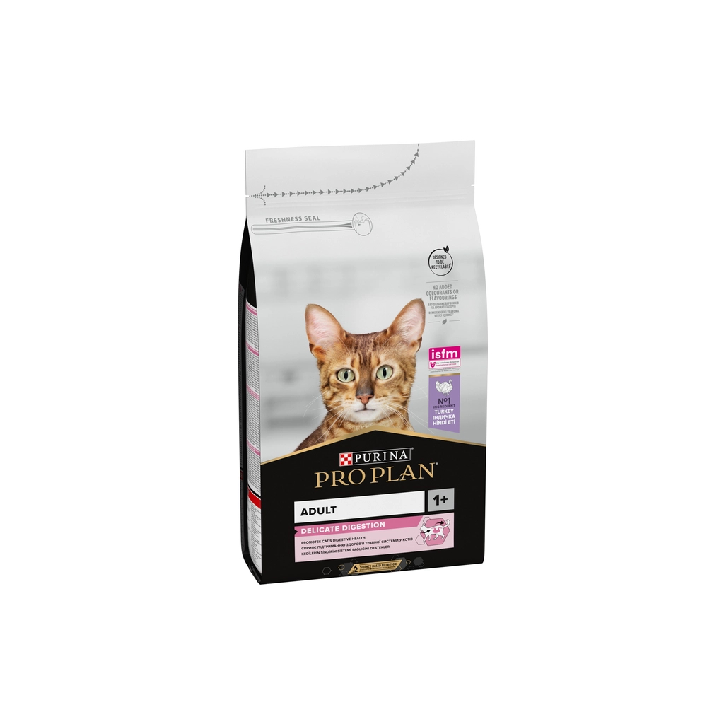 Сухий корм для кішок Purina Pro Plan Delicate Turkey зі смаком індички 1.5 кг (3222270884136)
