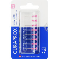 Interdental brushes Curaprox Prime Refill CPS 08 D 0.8 - 3.2 mm Without holder 8 pcs. (7612412426533)