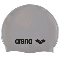 Шапка для плавання Arena Classic Silicone 91662-051 сріблястий Уні OSFM (3468333887403)