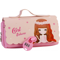 Cool For School pencil case 1 compartment Pink (CF7473-pink)