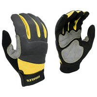 Stanley protective gloves size L/9, with additional pads on the palm and fingers (SY660L)