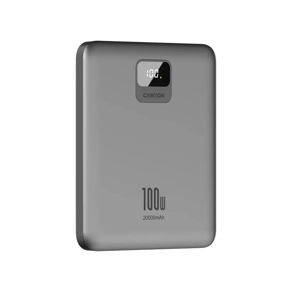 Батарея універсальна Canyon PB-2008 20000mAh PD/100W Q.C/3.0 (CNE-CPB2008DG)