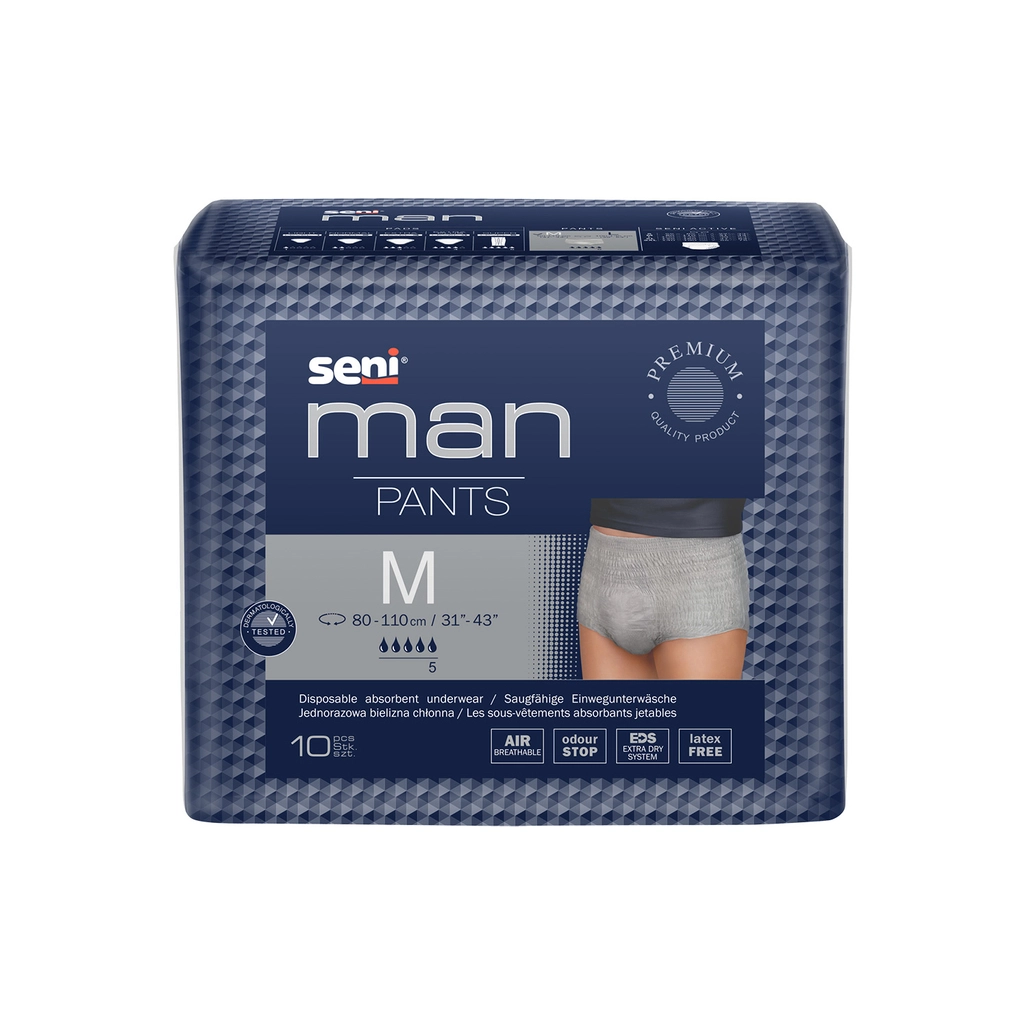 Підгузки для дорослих Seni Man Pants Medium 10 шт (5900516800543)