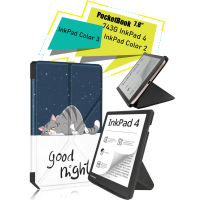 Чохол до електронної книги BeCover Ultra Slim Origami PocketBook 743G InkPad 4/InkPad Color 2/InkPad Color 3 (7.8") Good Night (713088)