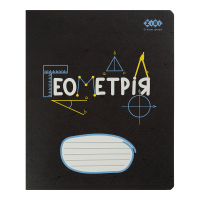 ZiBi subject notebook BLACK, 36 sheets, cell, geometry (ZB.1730-03)