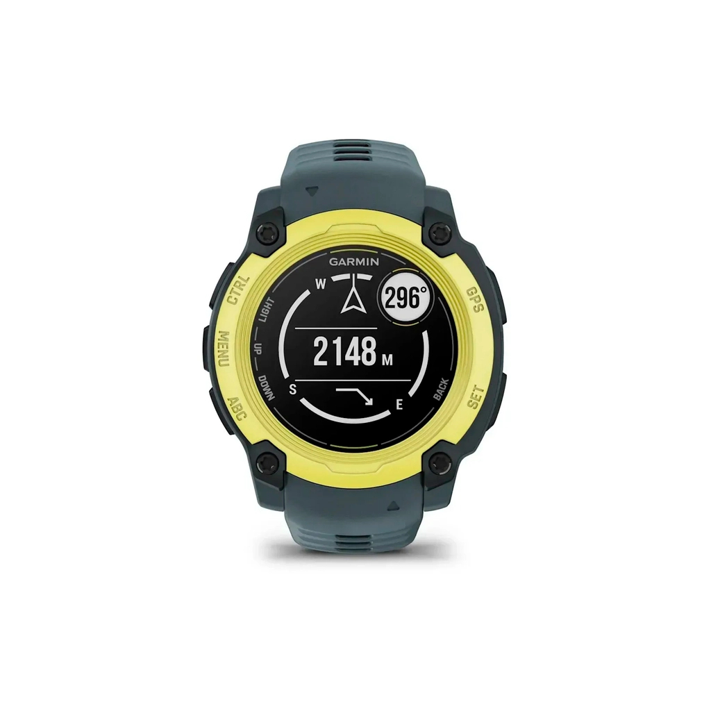 Смарт-годинник Garmin Instinct E, 40 mm, Electric Lime Bezel w/ Twilight Band, GPS смарт-годинник (010-02932-01)