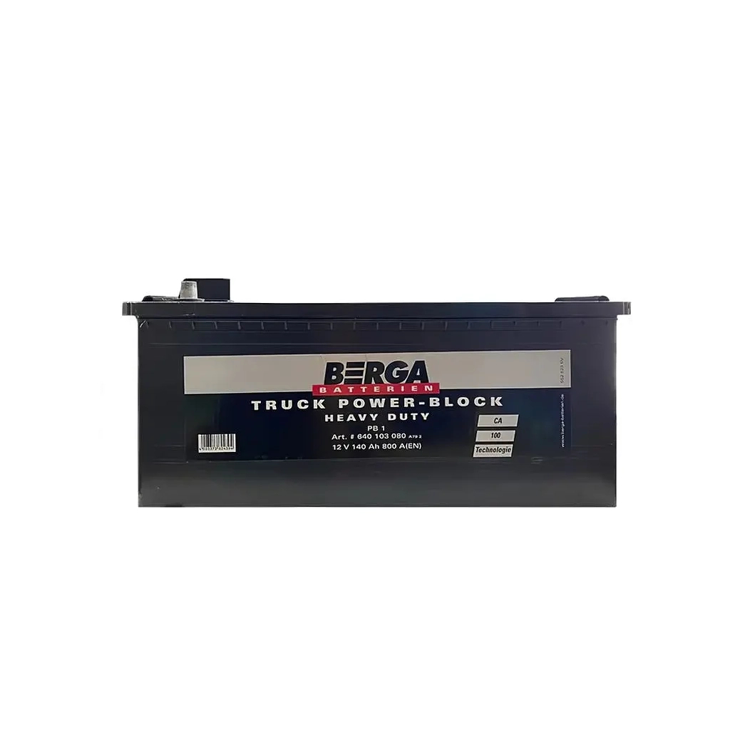 Акумулятор автомобільний Berga Truck Power Block 140Ah бокова(+/-) (800EN) (6401030807502)