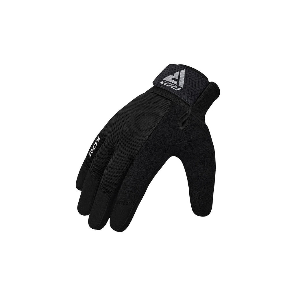 Рукавички для фітнесу RDX W1 Full Finger Plus Black S (WGA-W1FB-S+)