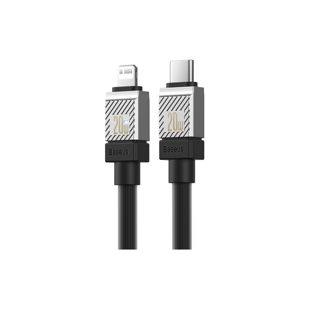 Дата кабель USB-C to Lightning 1.0m CoolPlay Fast Charging 20W black Baseus (CAKW000001)