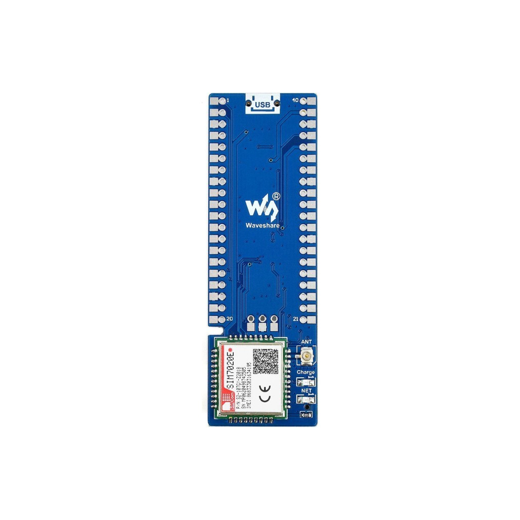 Плата розширення для Мікро ПК Waveshare Плата розширення Raspberry Pi Pico SIM7020E NB-IoT (WAV-19622)