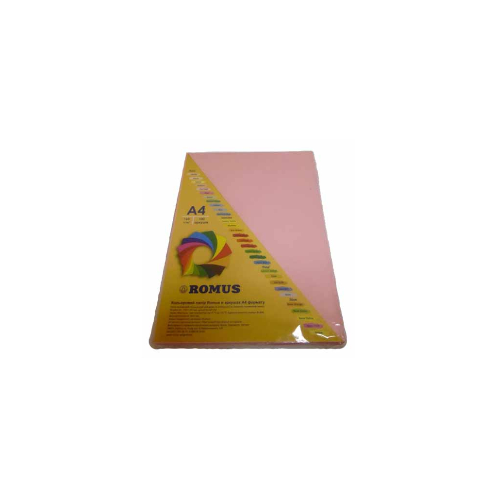 Папір Romus A4 80 г/м2 100c, pink (R50614)