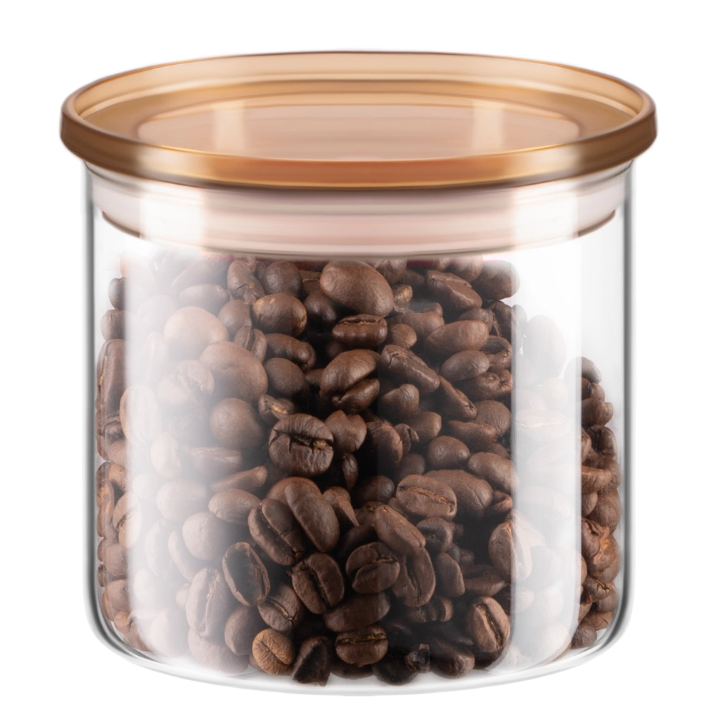 Банка Ardesto Fresh 500 мл, скло, пластик, прозорий (AR1305SFM)