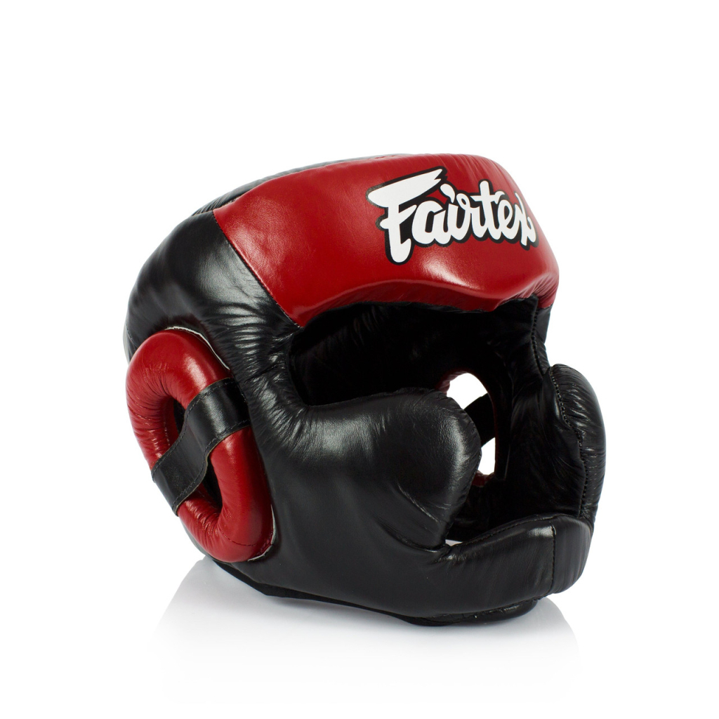 Боксерський шолом Fairtex HG13 Black/Red XL (HG13_XL_Black/Red)