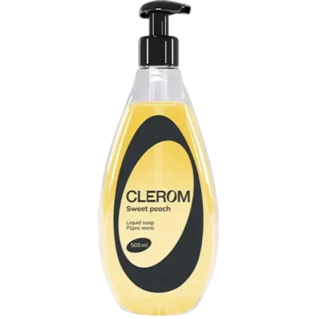 Рідке мило Clerom Sweet peach 500 мл (4820287020258)
