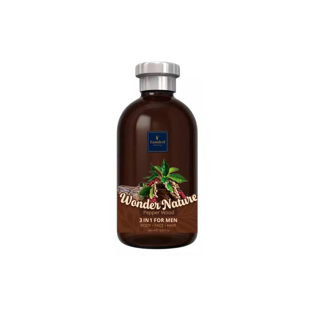 Гель для душу Famirel Pepper Wood Wonder Nature 3 In 1 500 мл (7290114086905)