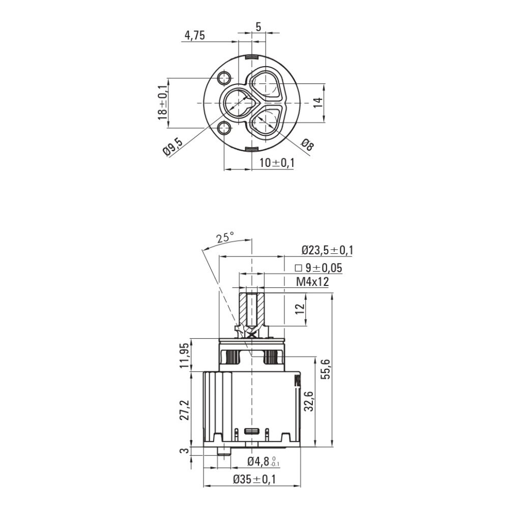 Душовий гарнітур Deante Silia (BQS_F18P)
