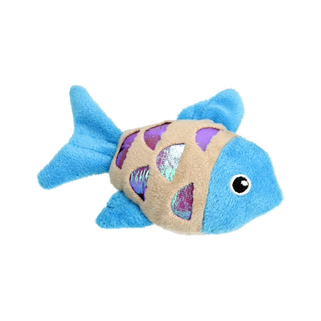 Іграшка для котів Hippie Pet Рибка синя 11.5 см (HIPCT21035M) Іграшка для котів Hippie Pet Рибка синя 11.5 см (HIPCT21035M)