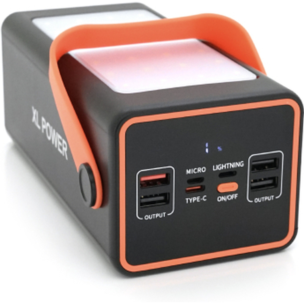 Повербанк ACL 70000mAh, PD/22.5W, USB, Type C, ліхтар, Black/White (PW-52 / 34002) Повербанк ACL 70000mAh, PD/22.5W, USB, Type C, ліхтар, Black/White (PW-52 / 34002)