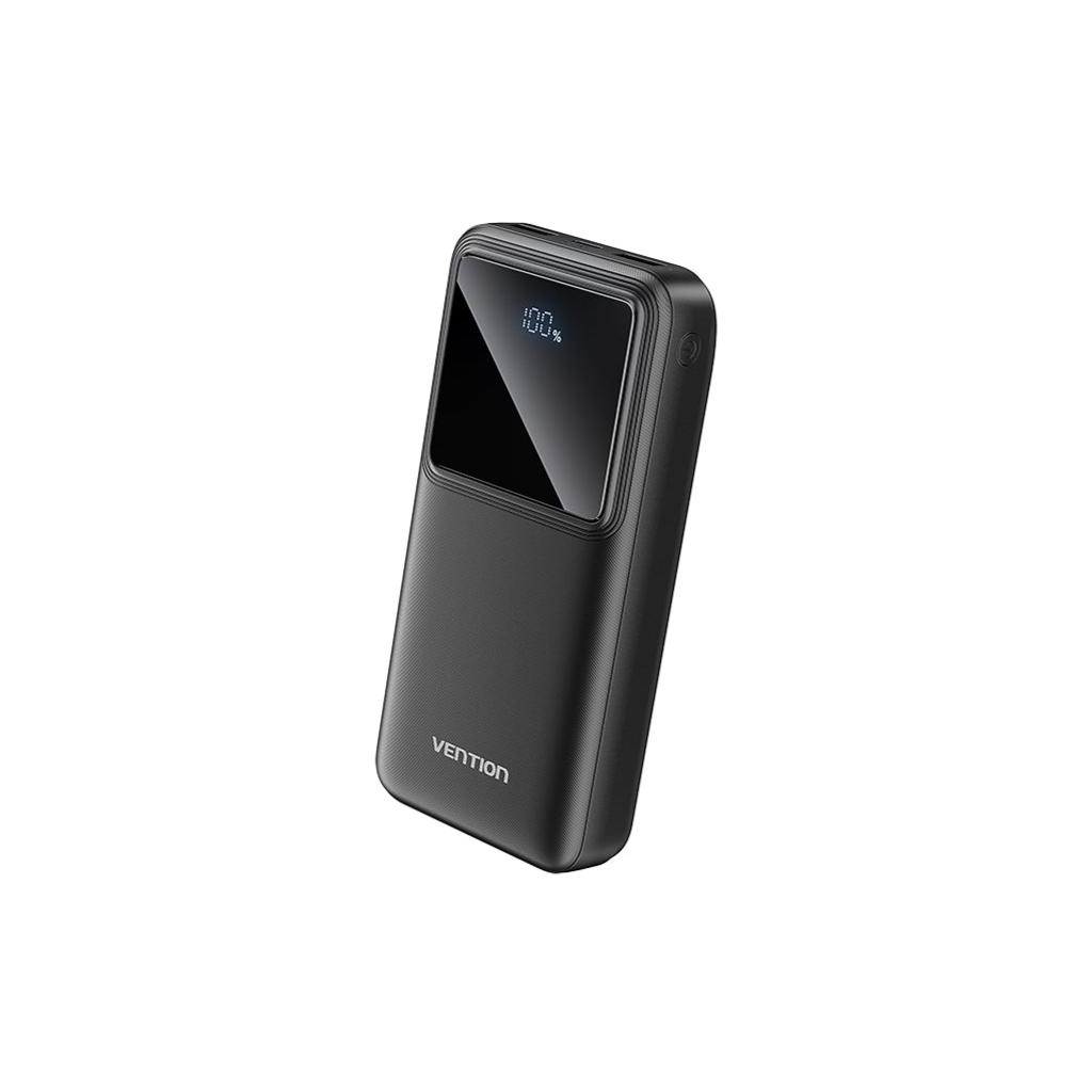 Батарея універсальна Vention 20000 mAh 22.5W Black LED Display Type (FHLB0)