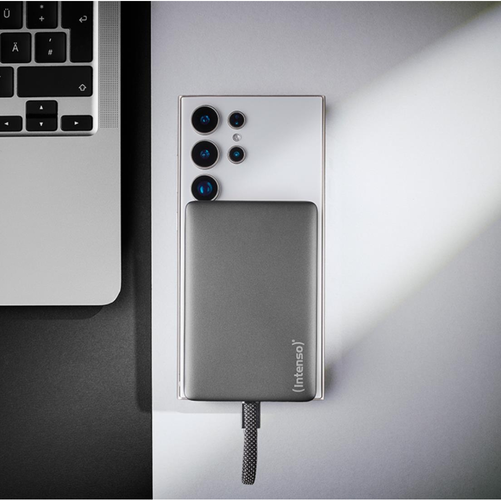 Повербанк Intenso MC10000 10000mAh PD/20W MAG Grey (7340034) Повербанк Intenso MC10000 10000mAh PD/20W MAG Grey (7340034)