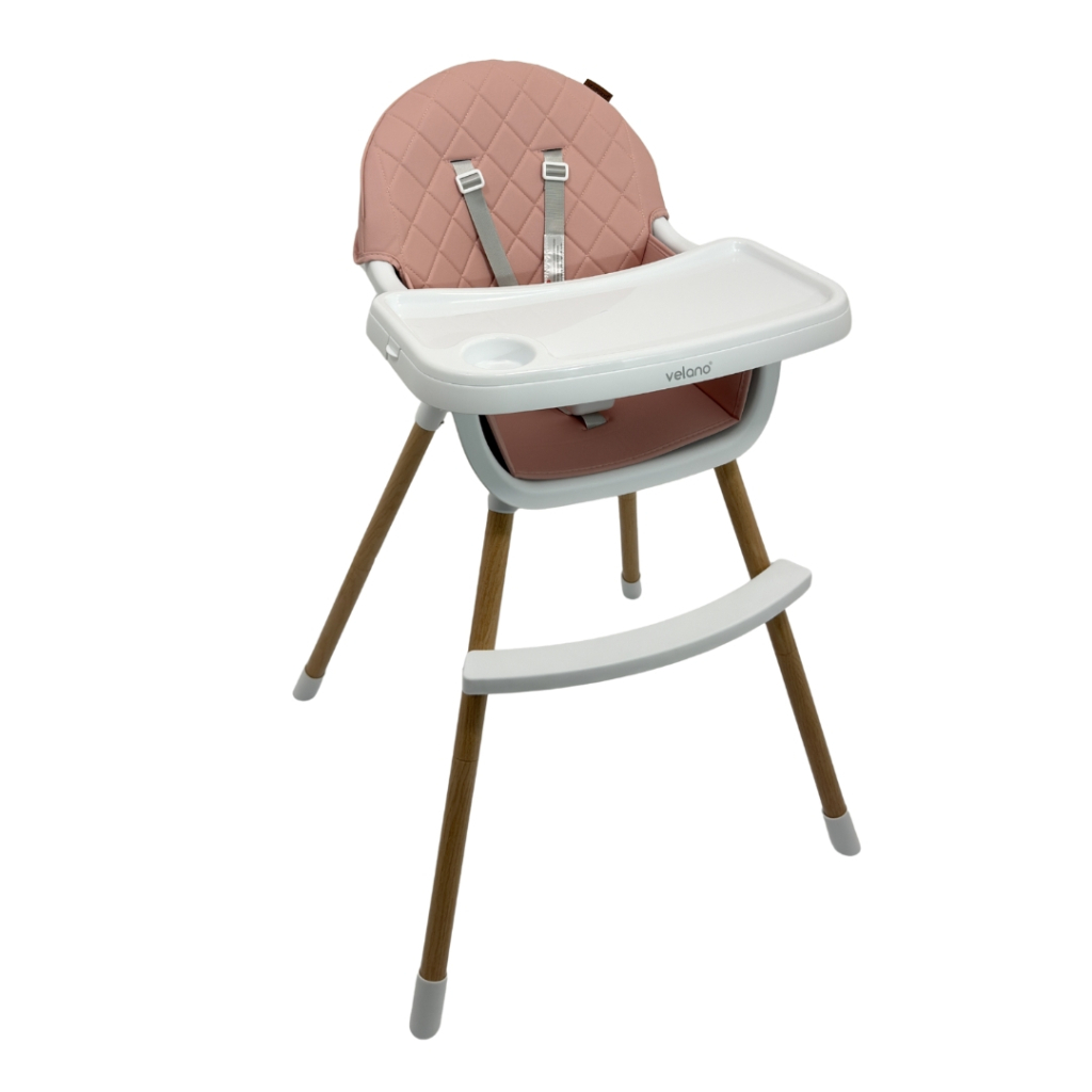 Стілець для годування Velano 2 в 1 Evo, pink (45684)