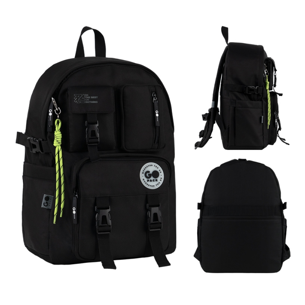Рюкзак шкільний GoPack Education Teens 2500L чорний (GO26-2500L-3)