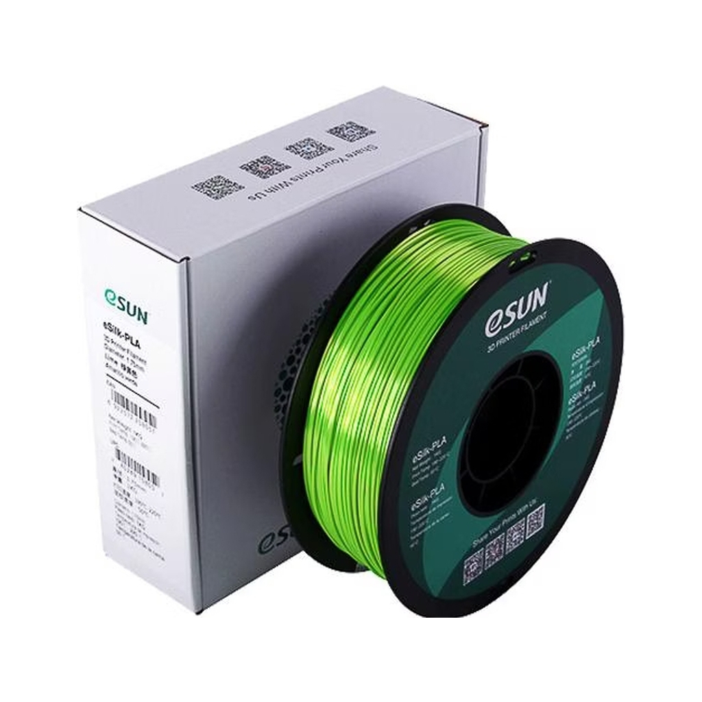 Пластик для 3D-принтера eSUN ePLA-Silk 1,75mm 1kg LIME (EPLA-SILK-P175LI1)