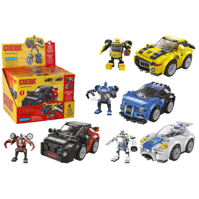 Конструктор Cubix Sports car, чорний (42264/4)