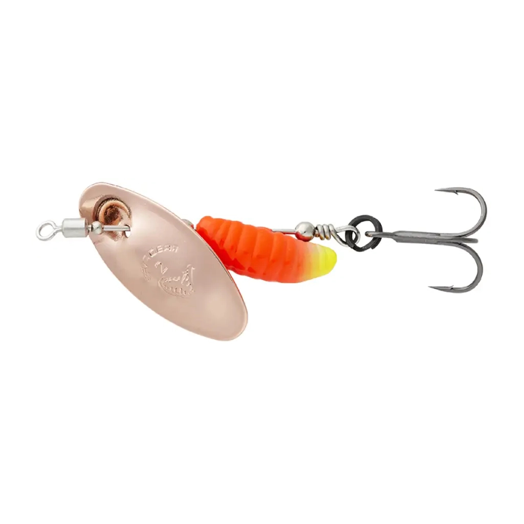 Блешня Savage Gear Grub Spinners 2 5.8g Copper Red Yellow (1854.45.03) Блешня Savage Gear Grub Spinners 2 5.8g Copper Red Yellow (1854.45.03)