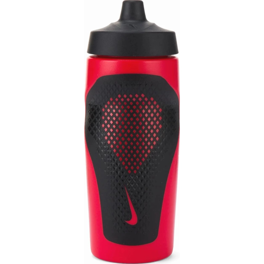 Пляшка для води Nike REFUEL BOTTLE GRIP 18 OZ N.100.9955.636.18 червоний, білий, чорний 532 мл (887791762092)