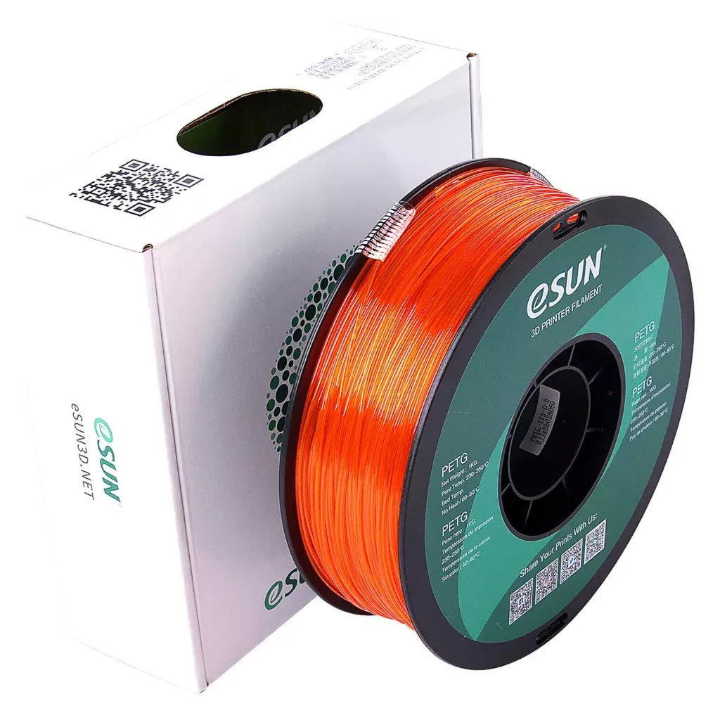 Пластик для 3D-принтера eSUN PETG 1,75mm, 1kg orange (PETG-P175O1)