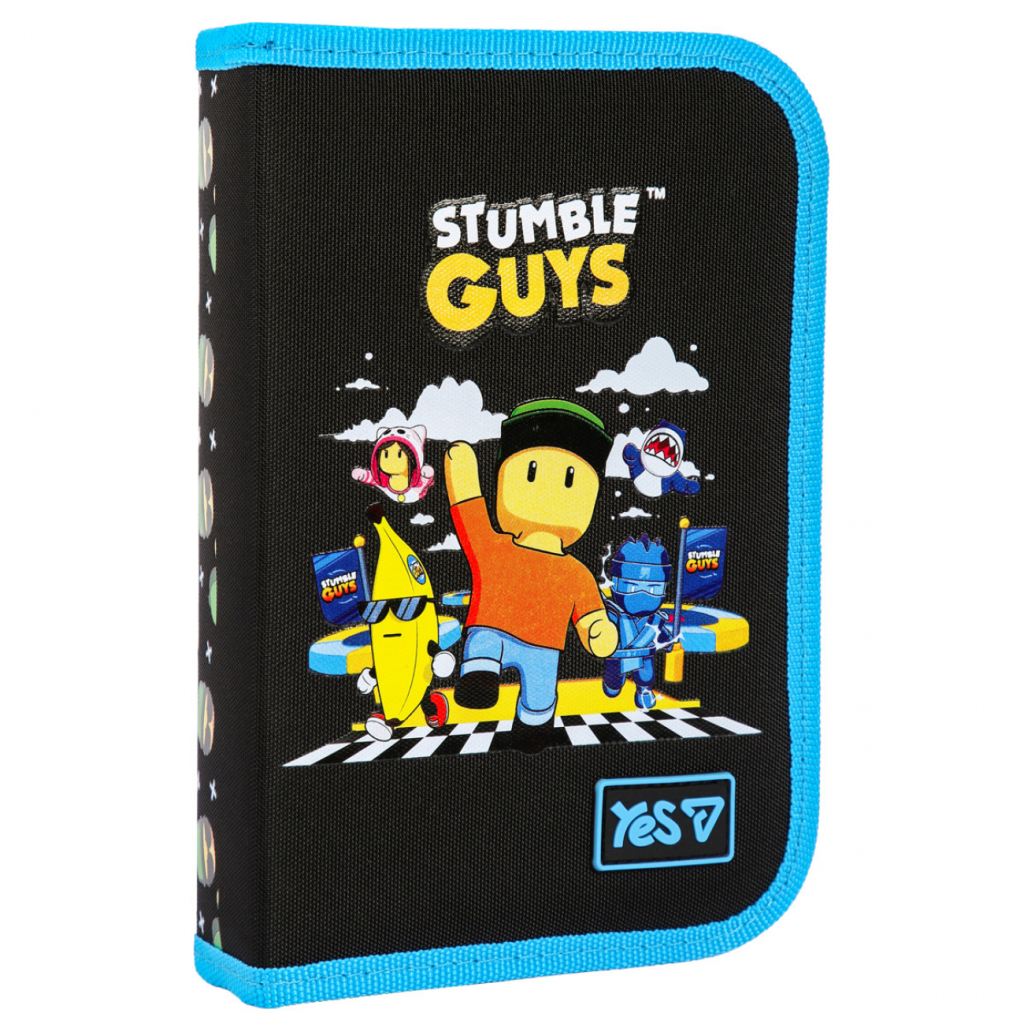 Пенал Yes твердий одинарний з двома клапанами Stumble Guys HP-04 (533747)