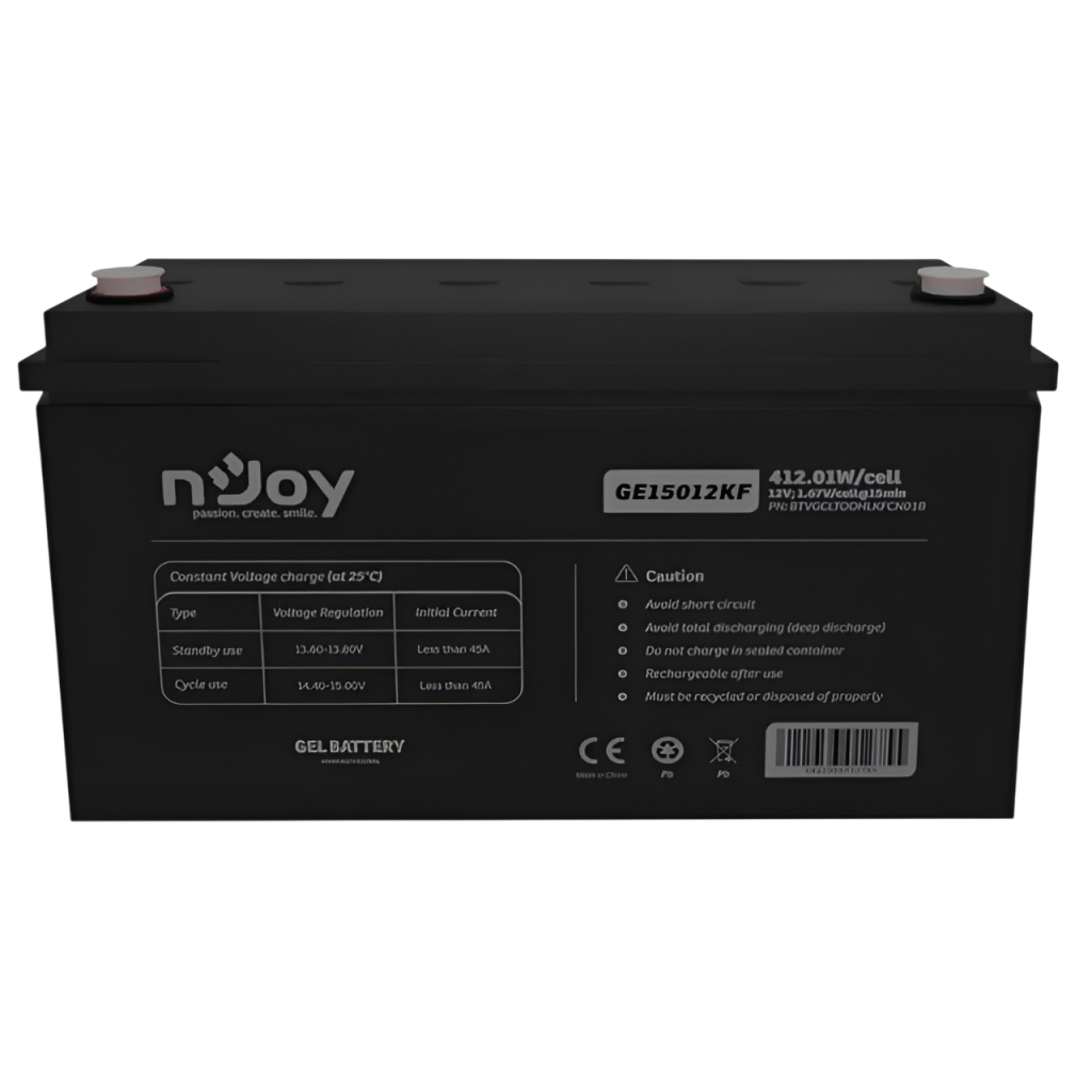 Батарея до ДБЖ nJoy 12V 150Ah (BTVGCLTODHLKFCN01B) GEL (GE15012KF)