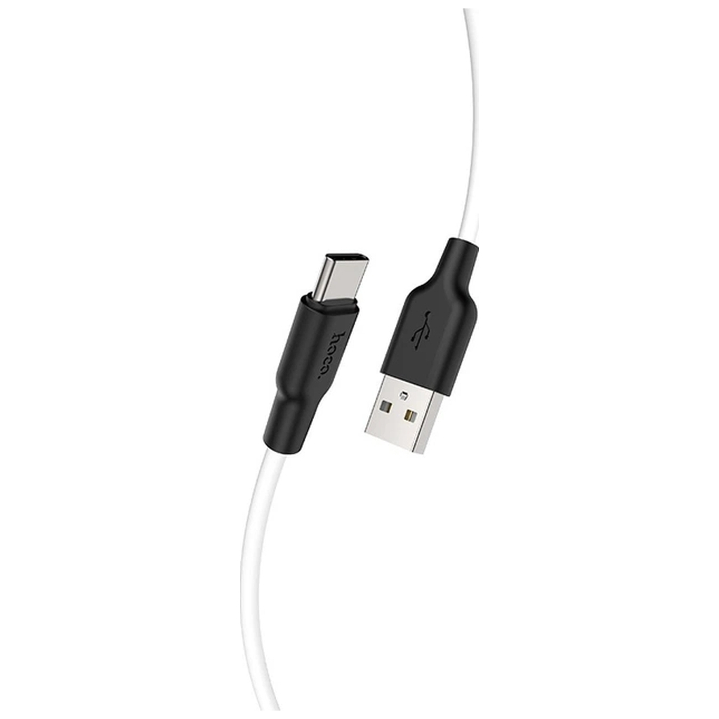 Дата кабель USB 2.0 AM to USB-C 2.0m 3A silicone X21 Plus black+white HOCO (6931474713889) Дата кабель USB 2.0 AM to USB-C 2.0m 3A silicone X21 Plus black+white HOCO (6931474713889)