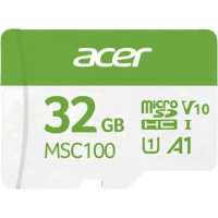 Memory card Acer 32GB microSD MSC100 /U1/ V10/A1 Read 100MB/s / Write 10MB/s (BL.9BWWA.335)