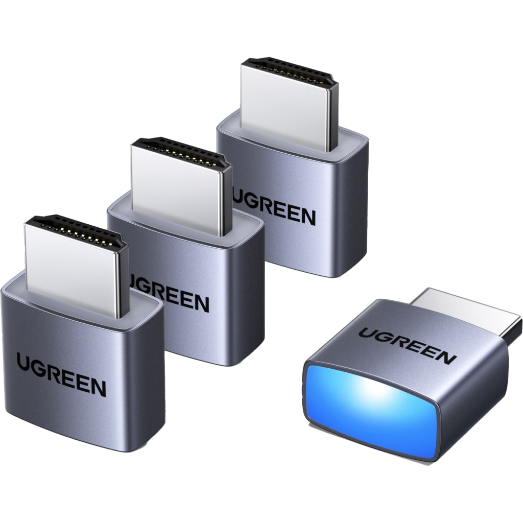 Адаптер CM775 HDMI Virtual Machine 4K60Hz 4pcs gray Ugreen (95994) Адаптер CM775 HDMI Virtual Machine 4K60Hz 4pcs gray Ugreen (95994)